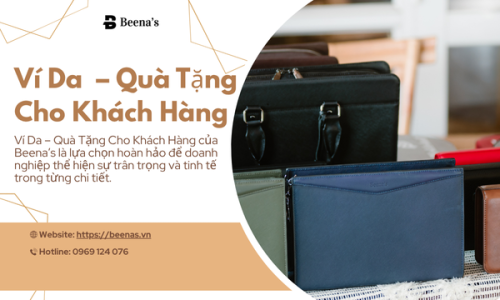Ví Da  – Quà Tặng Cho Khách Hàng