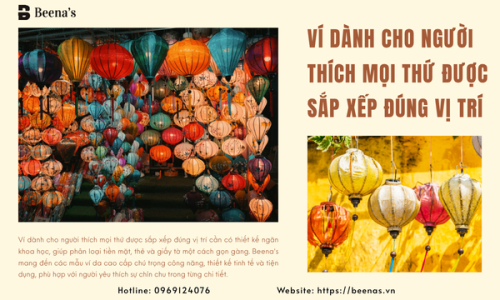 Ví dành cho người thích mọi thứ được sắp xếp đúng vị trí