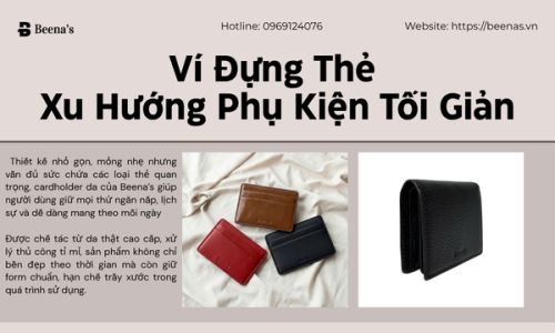 Ví Đựng Thẻ – Xu Hướng Phụ Kiện Tối Giản