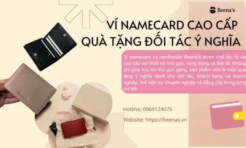 Ví Namecard Cao Cấp - Quà tặng đối tác ý nghĩa