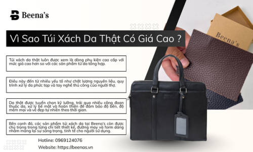 Vì Sao Túi Xách Da Thật Có Giá Cao ?