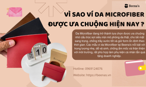 Vì Sao Ví Da Microfiber Được Ưa Chuộng Hiện Nay ?