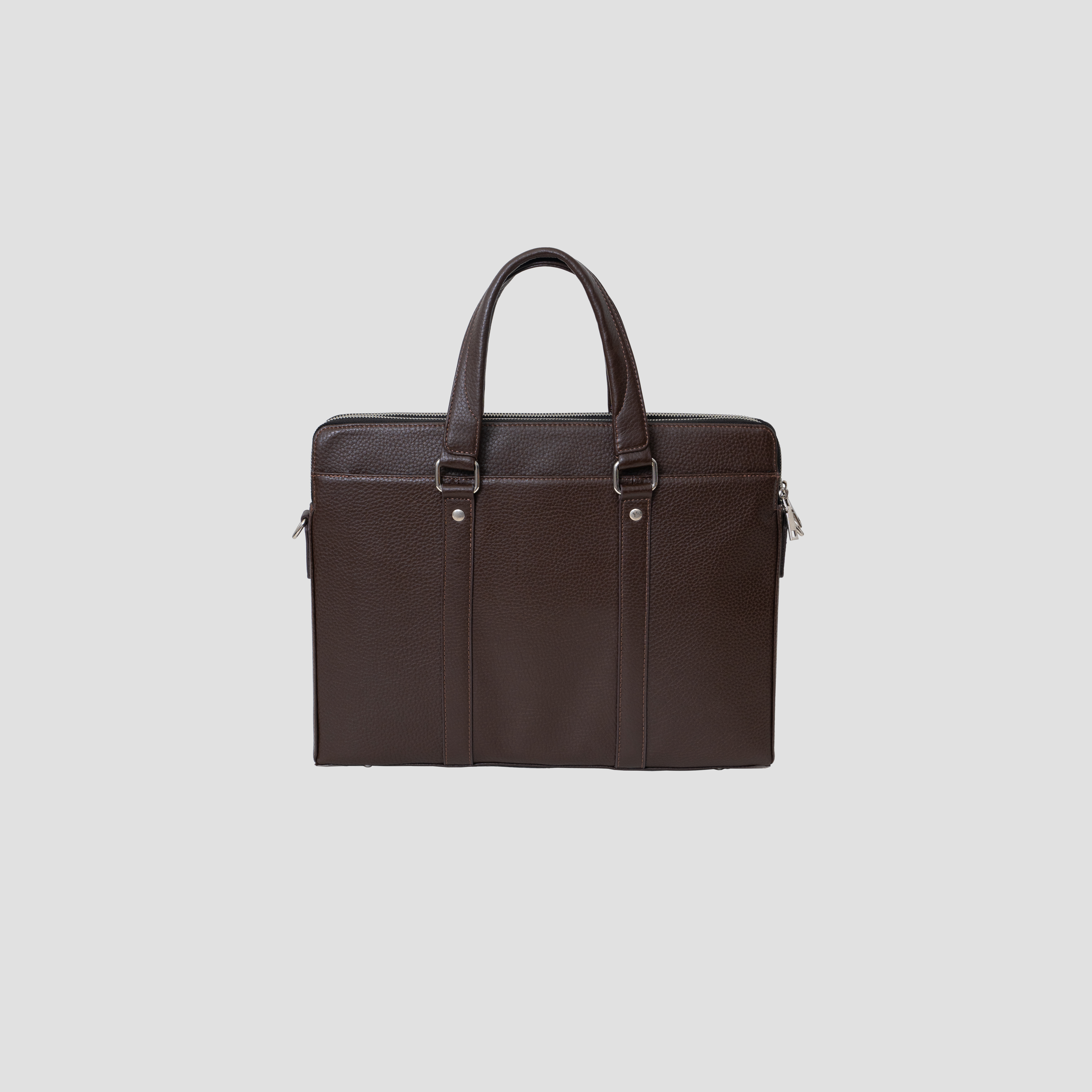 Túi xách da công sở double zip