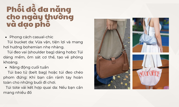 Phối đồ cùng túi xách da Beena's: Từ phong cách tối giản đến sang trọng