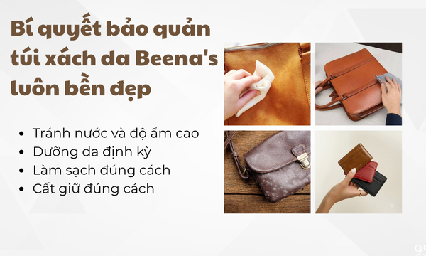 Phối đồ cùng túi xách da Beena's: Từ phong cách tối giản đến sang trọng
