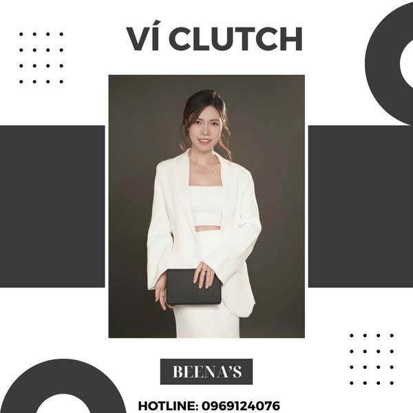 Ví Clutch cầm tay nam nữ sang trọng 