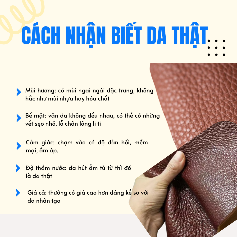 Cách nhận biết ví da chất lượng