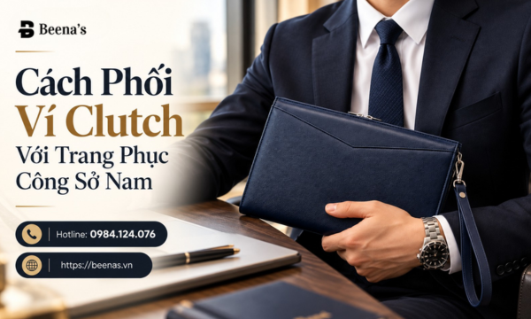 Cách Phối Ví Clutch Với Trang Phục Công Sở Nam