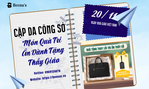 Cặp Da Công Sở – Món Quà Tri Ân Dành Tặng Thầy Giáo