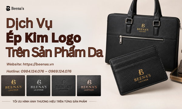 Dịch Vụ Ép Kim Logo Trên Sản Phẩm Da
