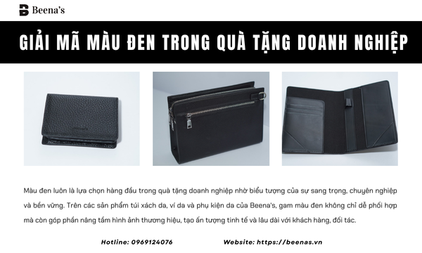 Giải mã màu đen trong quà tặng doanh nghiệp