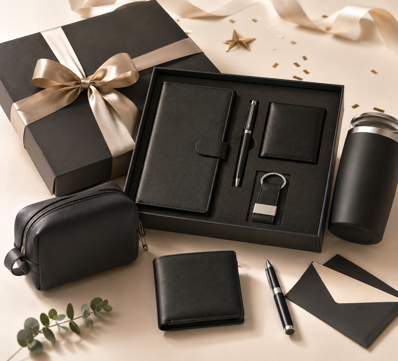 Giải Pháp Sản Xuất Giftset Da Đồng Bộ Cho Doanh Nghiệp