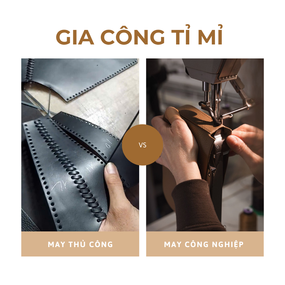 Hành trình từ tấm da đến thành phẩm