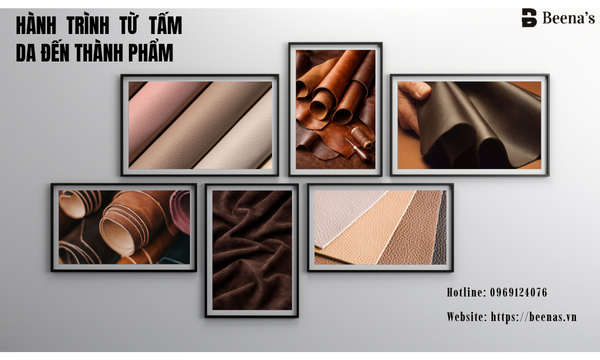 Hành trình từ tấm da đến thành phẩm