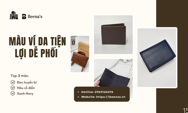 Màu ví da nào dễ phối với mọi phong cách