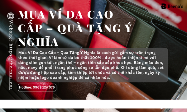 Ví Da Cao Cấp - Quà Tặng ý Nghĩa
