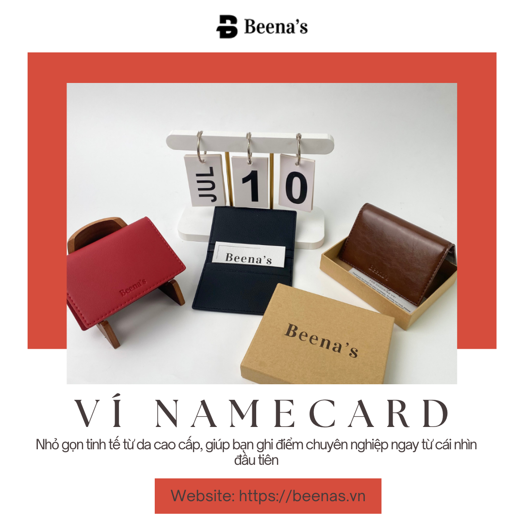 Phụ kiện da Beena's: Điểm nhấn hoàn hảo cho mọi trang phục