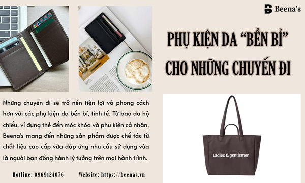 Phụ Kiện Da Bền Bỉ Cho Những Chuyến Đi