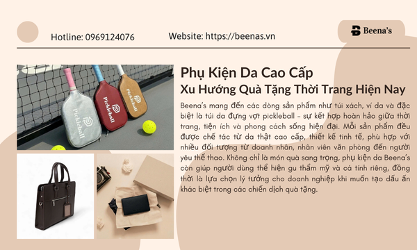Phụ kiện da cao cấp - Xu hướng quà tặng thời trang hiện nay 