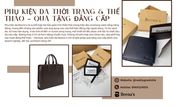 Phụ kiện da thời trang và thể thao - Quà tặng đẳng cấp 