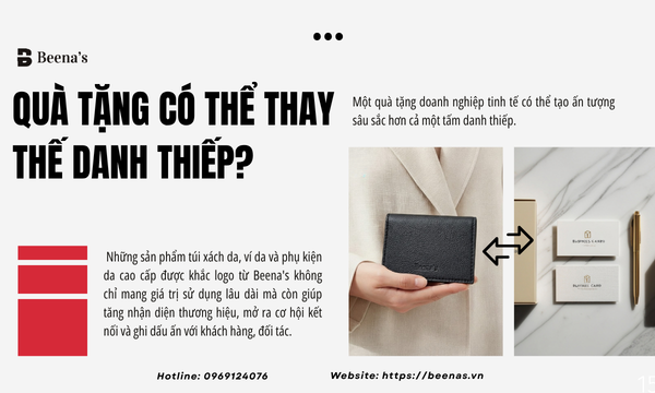 Quà tặng có thể thay thế danh thiếp?
