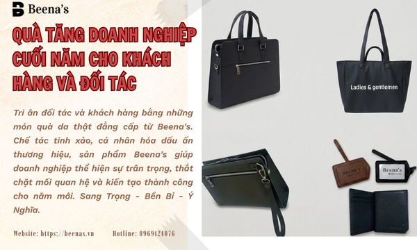 Quà tặng doanh nghiệp cuối năm cho khách hàng và đối tác 