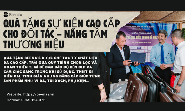 Quà tặng sự kiện đối tác _ Nâng tầm thương hiệu