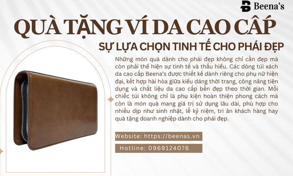 Quà tặng ví da cao cấp - Sự lựa chọn hoàn hảo cho phái đẹp