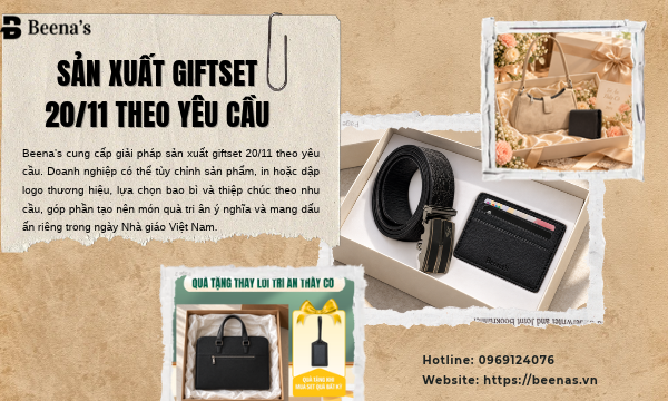 Sản Xuất Giftset 20/11 Theo Yêu Cầu