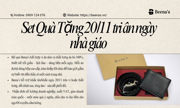 Set quà tặng tri ân 20/11