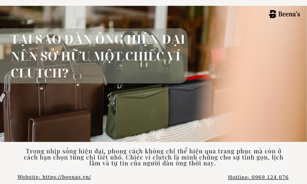 Chiếc Ví Clutch Cho Đàn Ông Hiện Đại