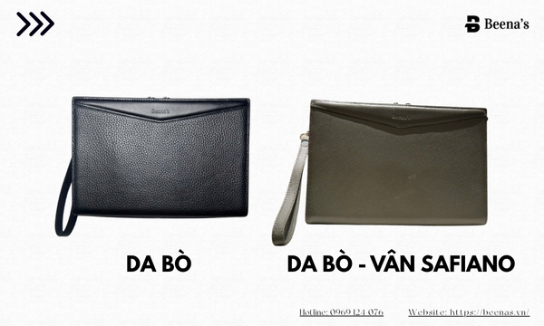 Ví Clucth Da Bò Thật 100%