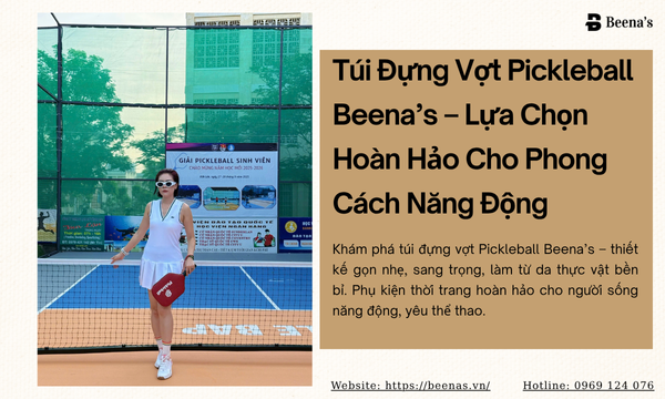 Túi Da Đựng Vợt Pickleball Beena's