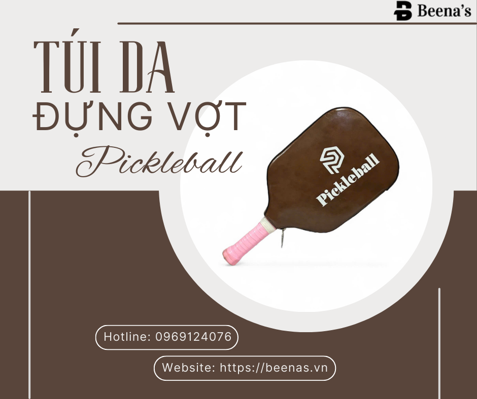 Túi da đựng vợt pickleball - Lựa chọn bền đẹp 