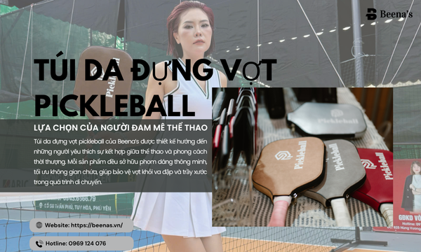 Túi da đựng vợt pickleball