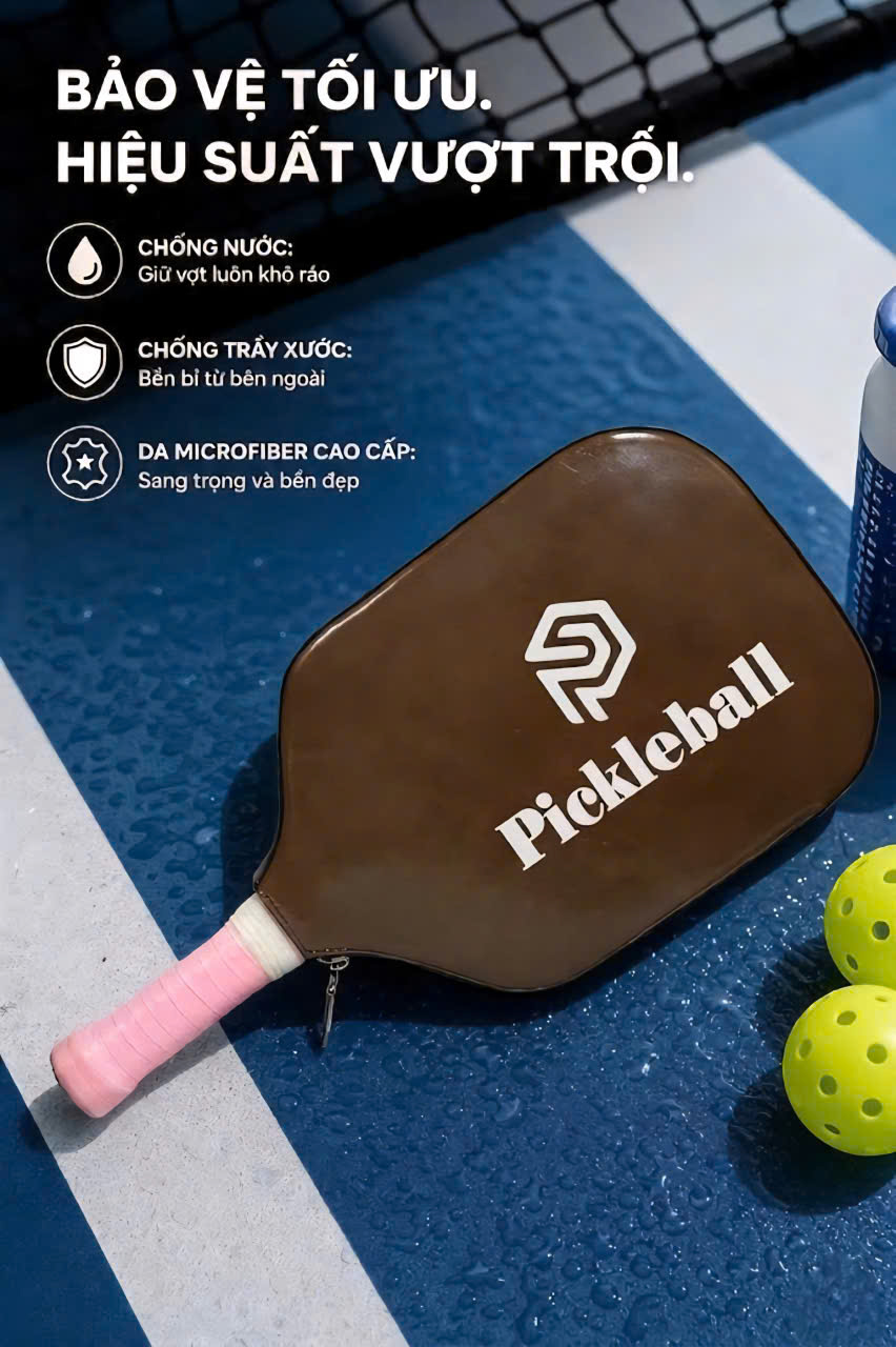 Túi Da Đựng Vợt Pickleball – Thời Trang Thể Thao Độc Đáo