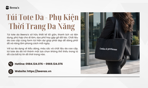 Túi Tote Da - Phụ Kiện Thời Trang Đa Năng 