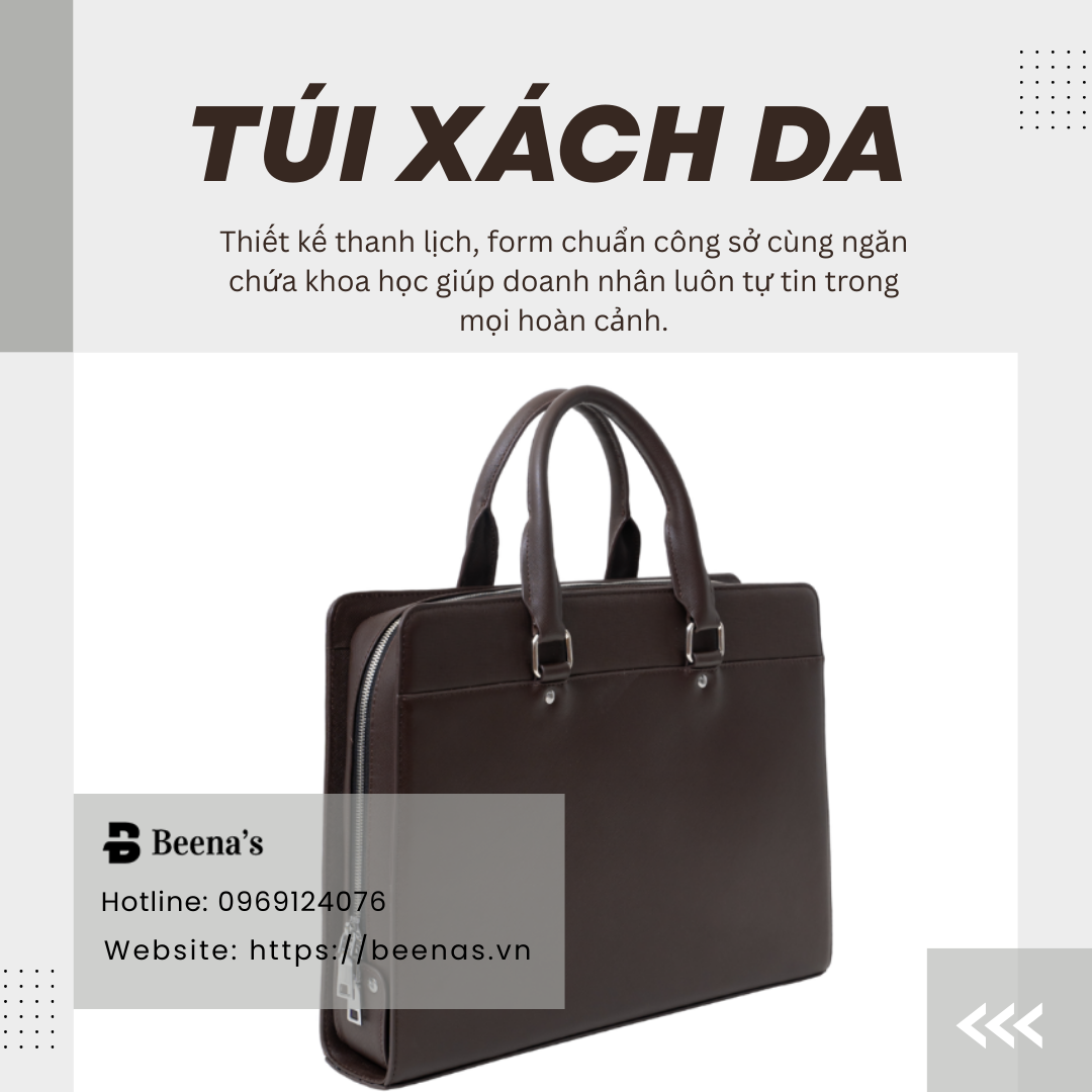 Túi xách da cao cấp phù hợp cho những buổi gặp đối tác