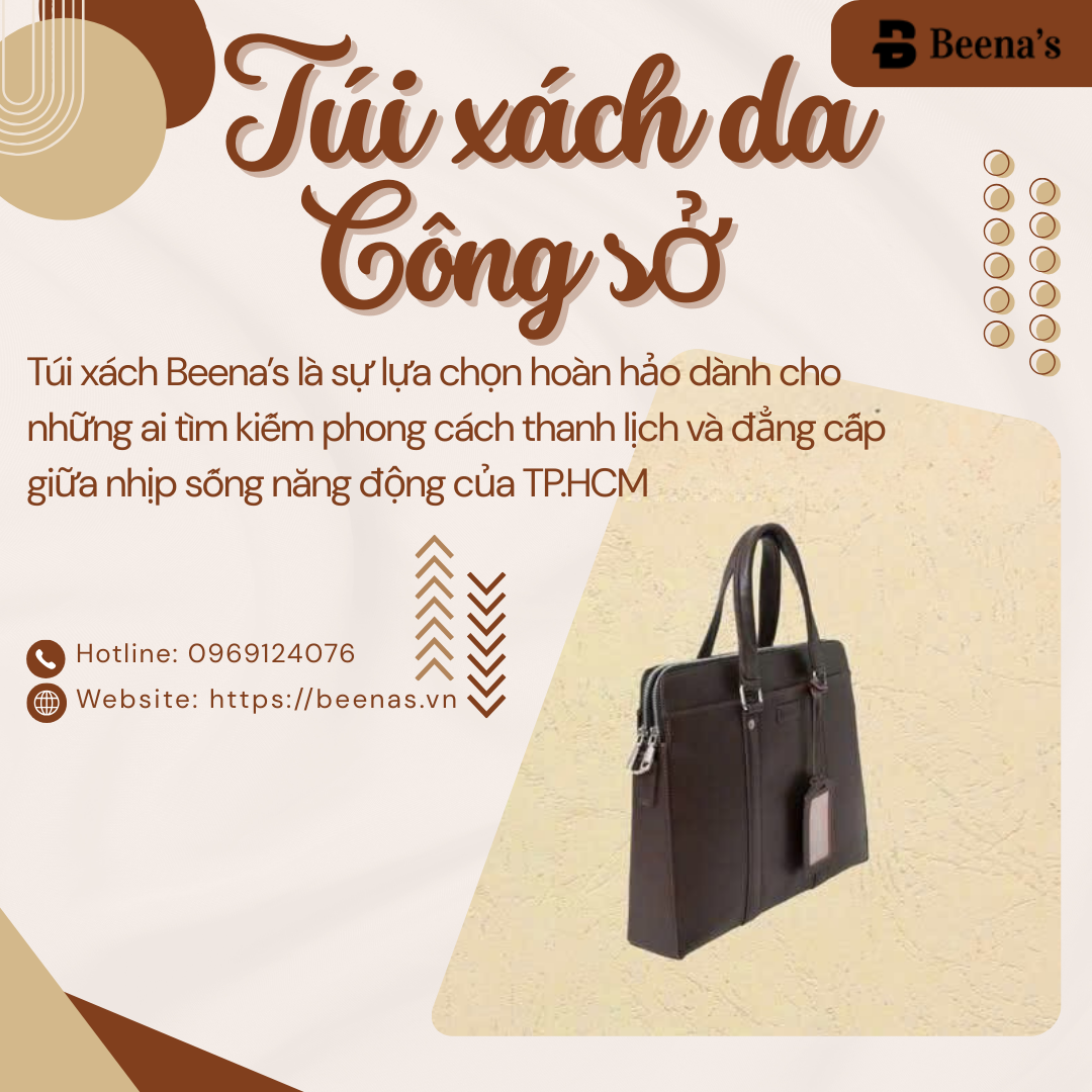 Túi xách da - Kết hợp với trang phục công sở