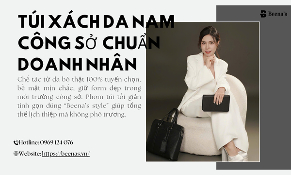 Túi xách da nam công sở chuẩn doanh nhân