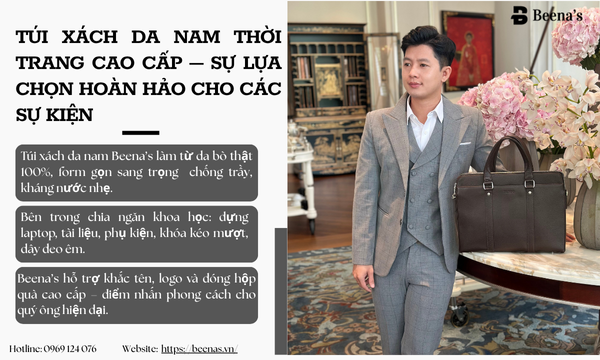 Túi Xách Da Nam Thời Trang