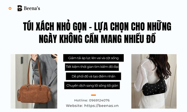 Túi Xách Nhỏ Gọn – Lựa Chọn Cho Những Ngày Không Cần Mang Nhiều Đồ