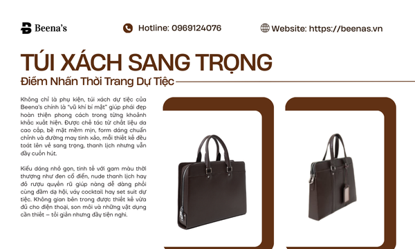 Túi xách sang trọng - Điểm nhấn thời trang dự tiệc