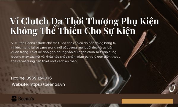 Ví Clutch da thời trang cao cấp 