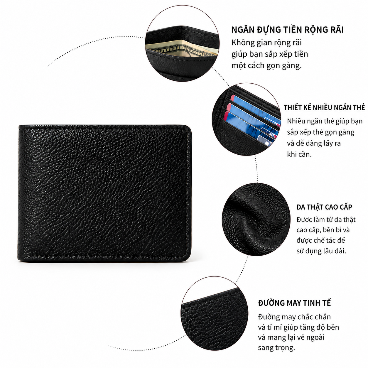 Ví da – Phụ kiện nhỏ, giá trị lớn.
