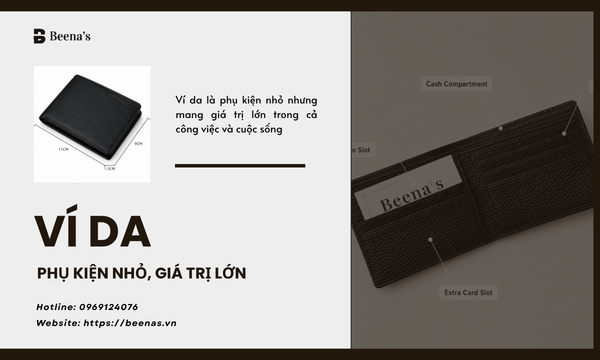 Ví da – Phụ kiện nhỏ, giá trị lớn.