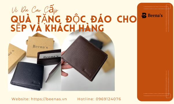 Ví da cao cấp - Quà tặng độc đáo cho sếp và khách hàng