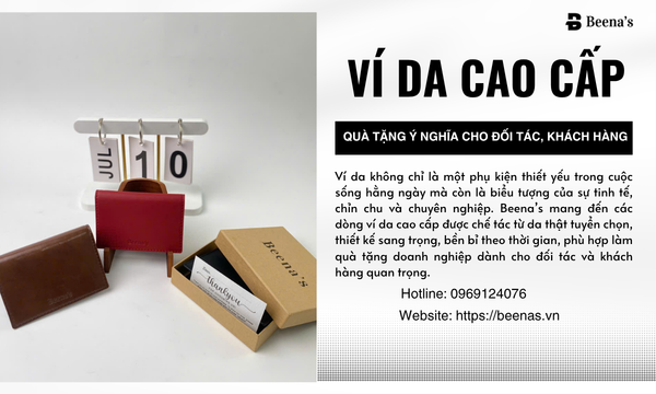 Ví da cao cấp - Quà tặng ý nghĩa cho đối tác và khách hàng