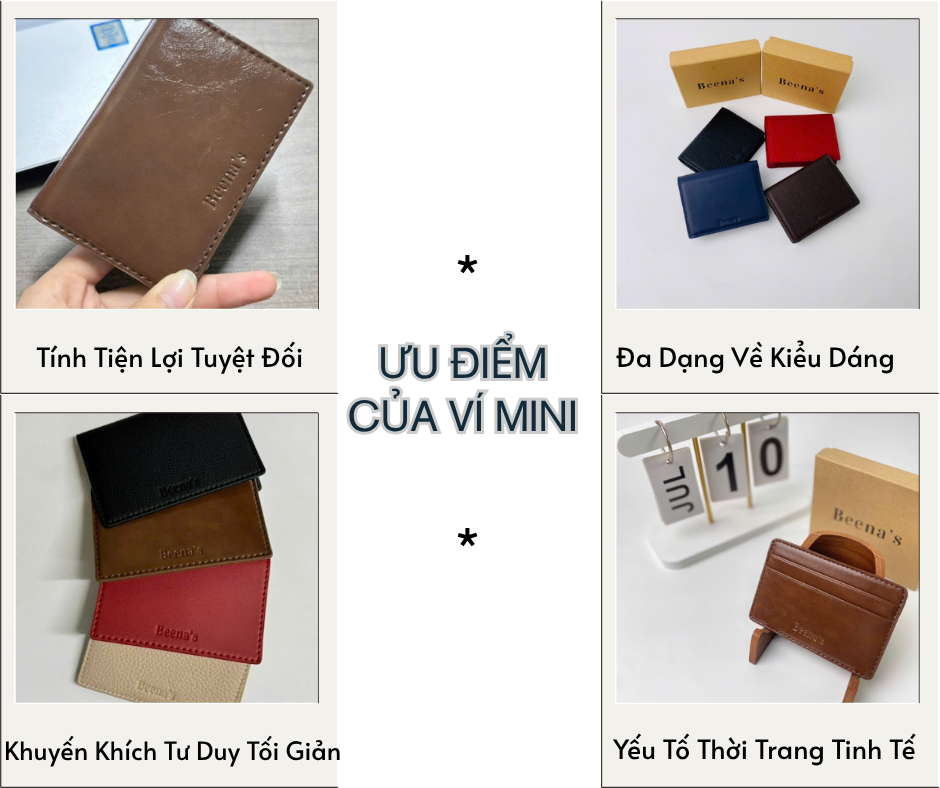 Ví Da Mini - Xu Hướng Tối Giản Được Yêu Thích 
