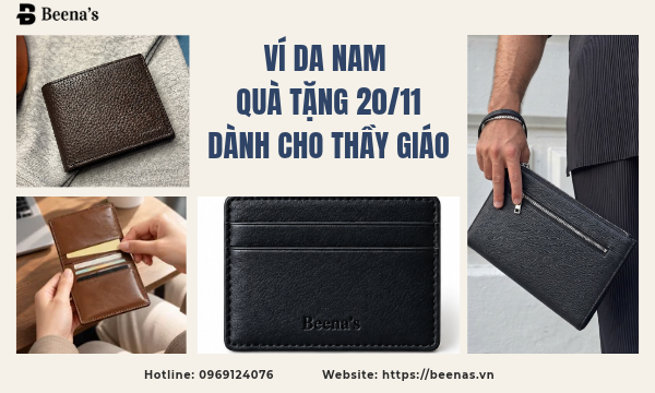 Ví Da Nam – Gợi Ý Quà Tặng 20/11 Ý Nghĩa Dành Cho Thầy Giáo